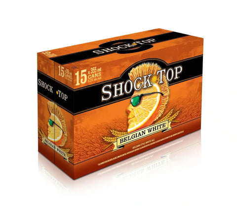 SHOCKTOP WHITE 15 PK CANS