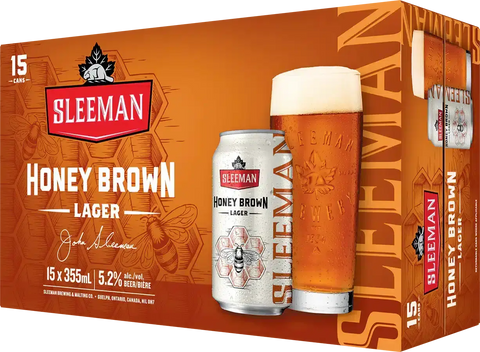 Sleeman Honey Brown 15 Pack Cans