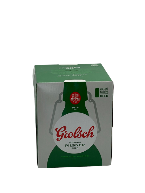 Grolsch Premium Pilsner 4 Pack Cans