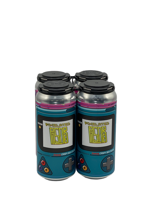 Canettes de Pilsner analogiques pixelisées, pack de 4