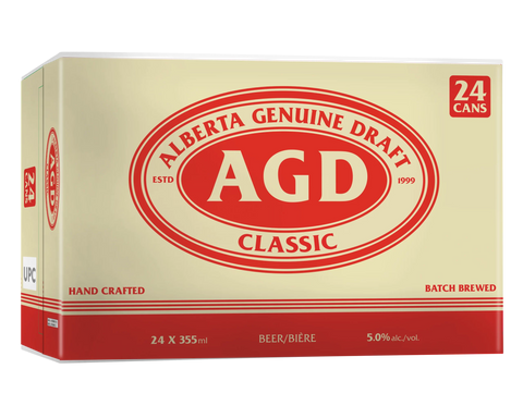 AGD अल्बर्टा जेनुइन ड्राफ्ट 24 पैक कैन