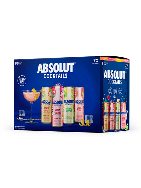 Absolut Cocktails Mixer 8 Pack Cans