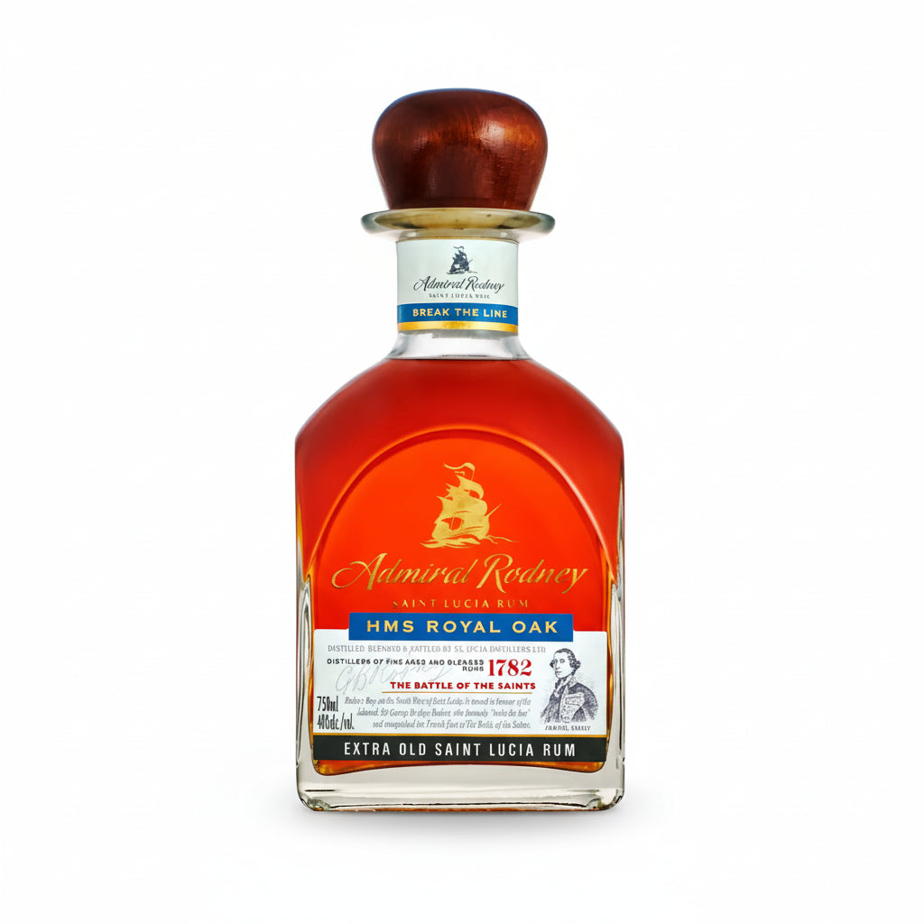 Admiral Rodney Saint Lucia HMS Royal Oak Rum 750 mL – South Park
