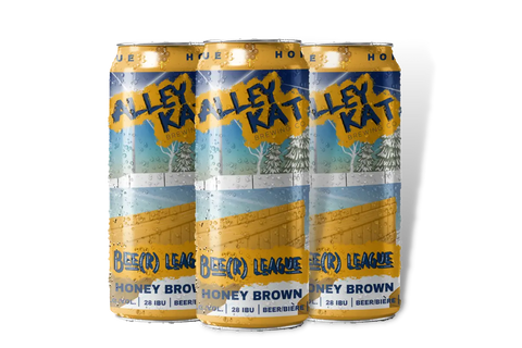 Alley Kat Bee League Honey Brown, paquet de 4 boîtes