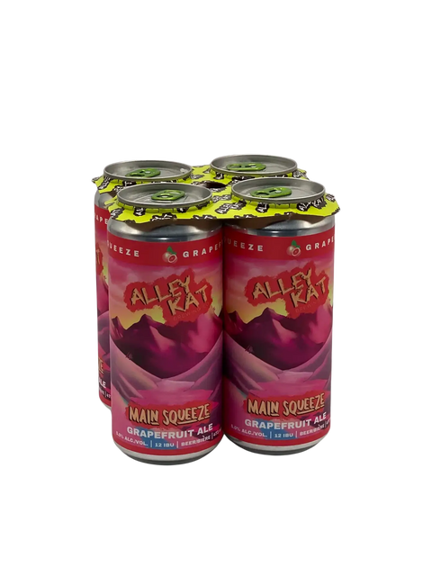 Alley Kat Main Squeeze Grapefruit Ale, paquet de 4 canettes