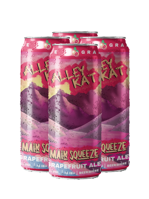 Alley Kat Main Squeeze Grapefruit Ale 4 Pack Cans