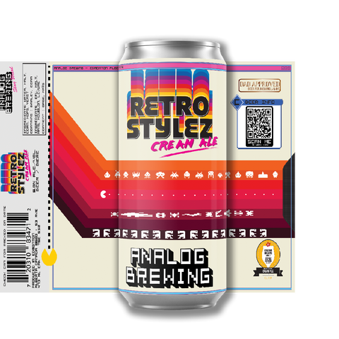 Analog Retro Styles Cream Ale 4 Pack Cans