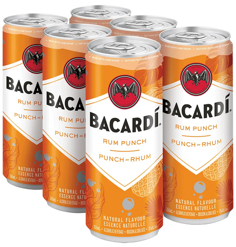 Bacardi Rum Punch 6 Pack Cans