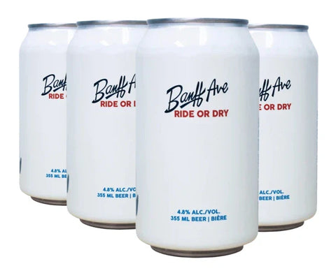 Canettes Banff Ave Ride Or Dry, paquet de 6