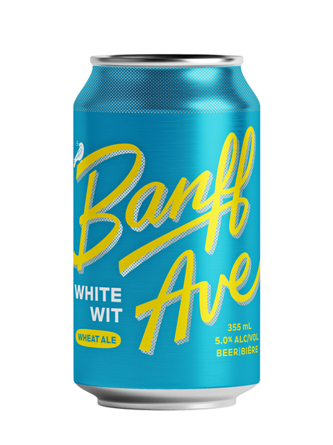 Canettes de bière Banff Ave White Wit, paquet de 6