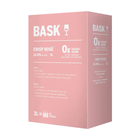 Bask Crisp Rosé 3 L Bag in Box