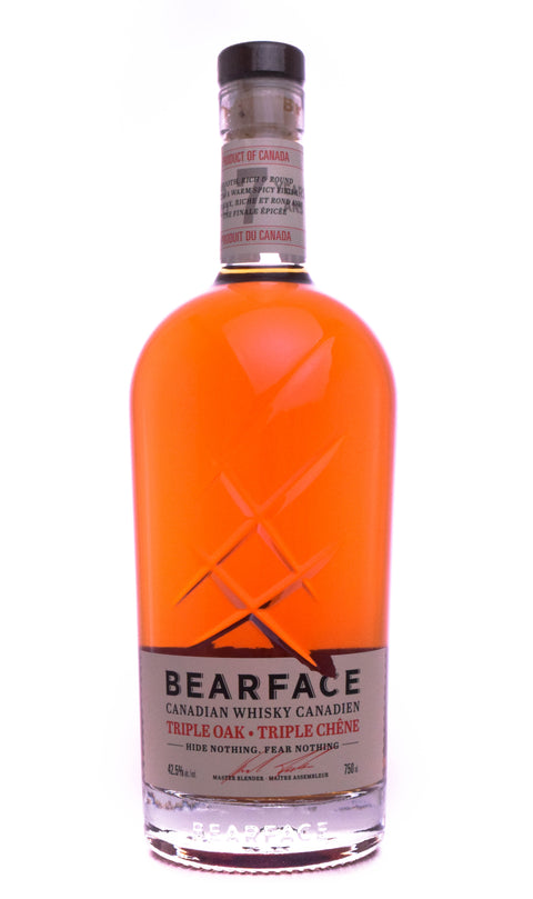 Whisky canadien Bearface 7 ans Triple Oak 750 ml