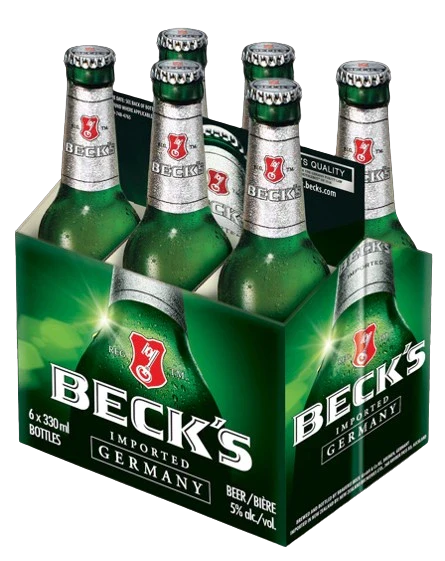 Beck’s Lager 6 Pack Bottles