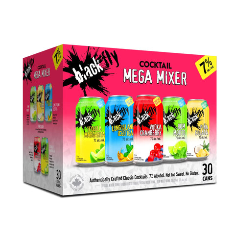 Black Fly Cocktail Mega Mixer 30 Pack Cans