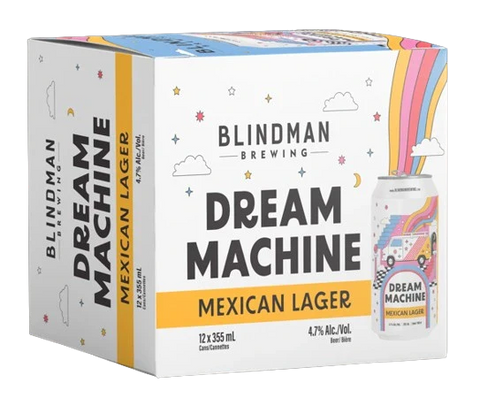 Blindman Brewing Dream Machine Mexican Lager 12 Pack Cans