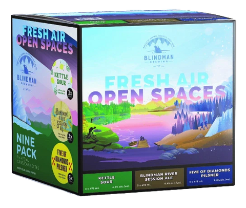 Blindman Fresh Air Open Spaces Mix Pack 9 canettes