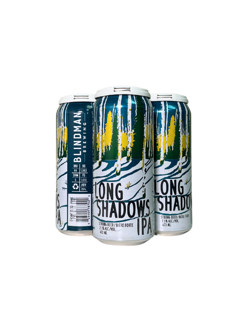 Blindman Longshadows IPA, pack de 4 canettes