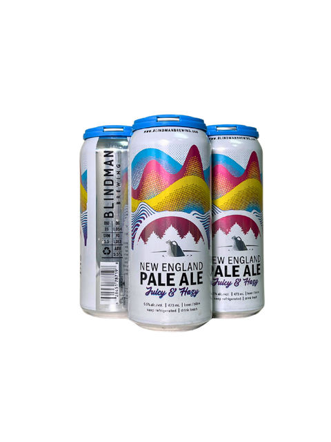 Blindman Brewing New England Pale Ale Juicy & Hazy 4 Pack Cans