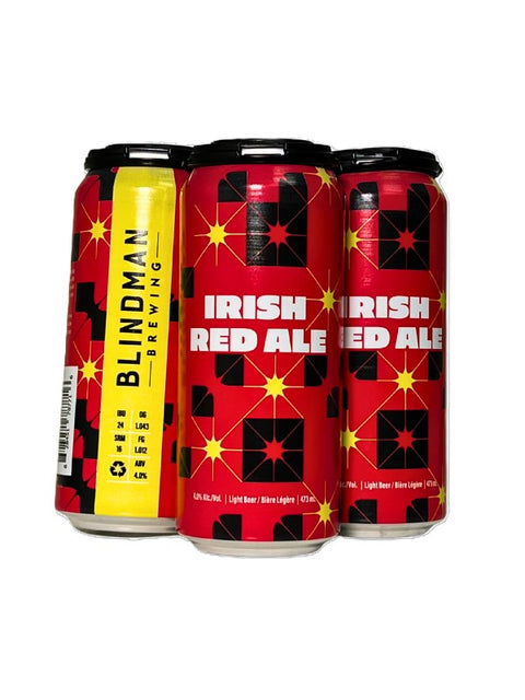 Blindman Irish Red Ale 4 Pack Cans