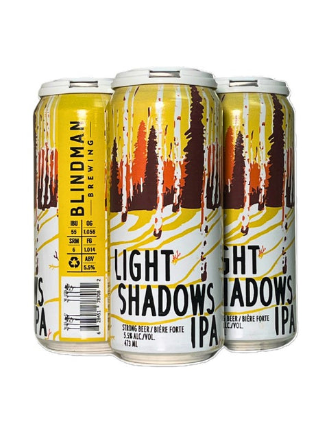 Blindman Light Shadows IPA 4 Pack Cans