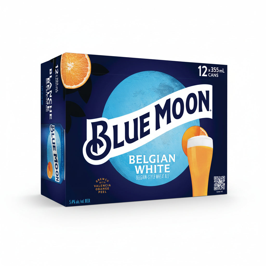 Blue Moon Belgian White 12 Pack Cans – South Park Liquor