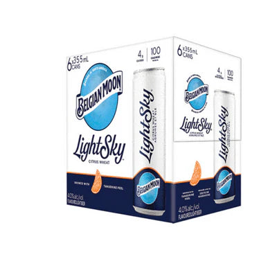 BLUE MOON LIGHT SKY, paquet de 6 canettes
