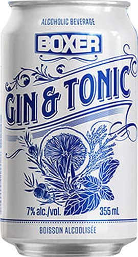 Boxer Gin & Tonic, pack de 6 canettes