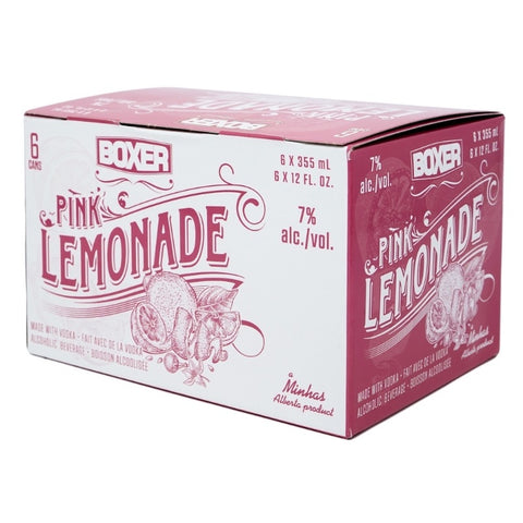 Boxer Pink Lemonade, paquet de 6 canettes