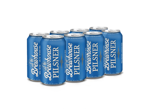 Brewhouse Pilsner, paquet de 8 canettes
