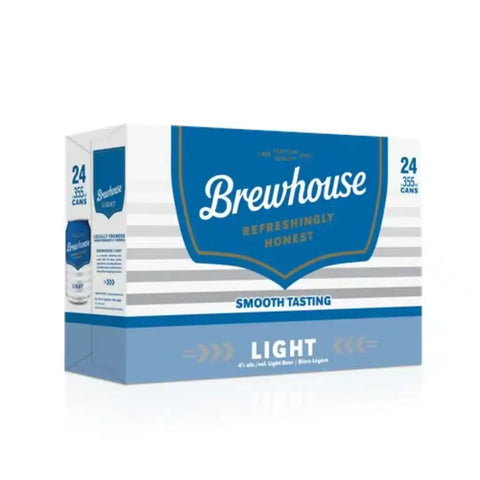 Brewhouse Light 24 Pack Cans