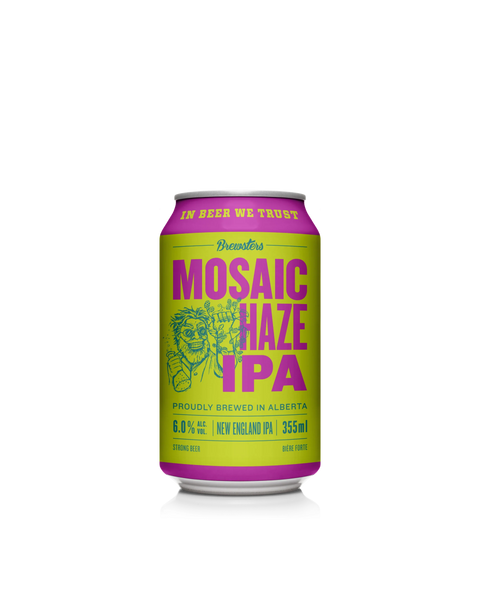 Brewsters Brewing Mosaic Haze IPA 6 Pack Cans