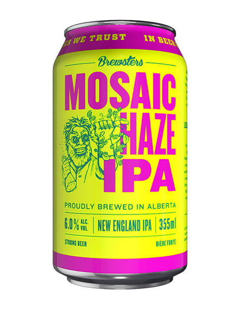Brewsters Mosaic Haze IPA, pack de 6 canettes
