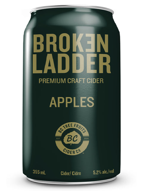 Cidre de pomme Broken Ladder, paquet de 6 canettes