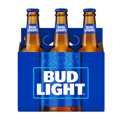 Bud Light, pack de 6 bouteilles