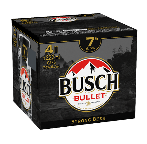 Busch Bullet 4 Pack Cans