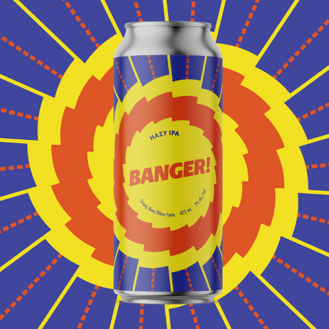 Cabin Brewing Banger! Hazy IPA 4 Pack Cans