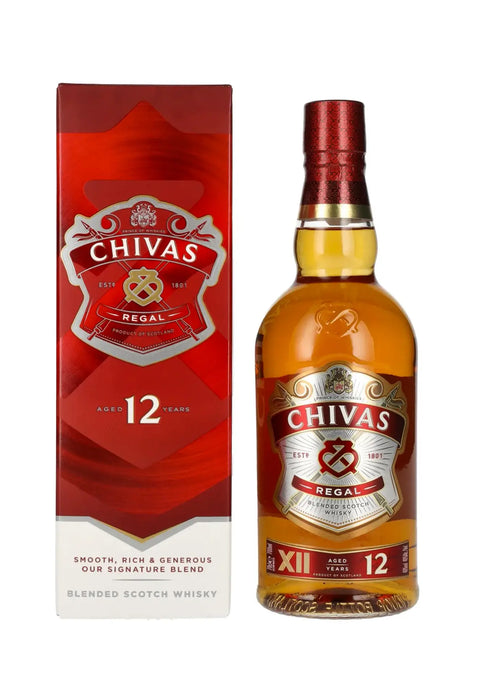 Chivas Regal Aged 12 Years Blended Scotch Whisky 750 mL