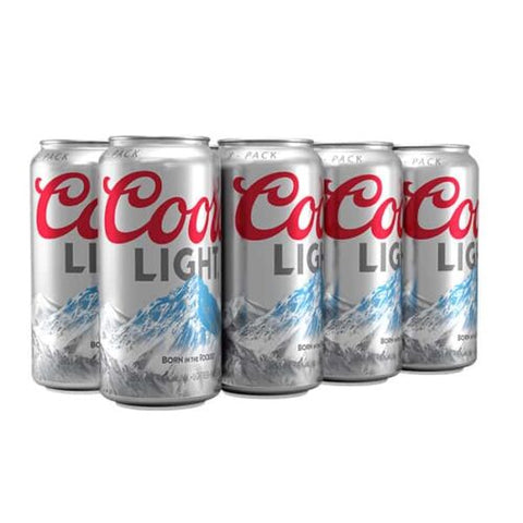 Coors Light, paquet de 8 canettes
