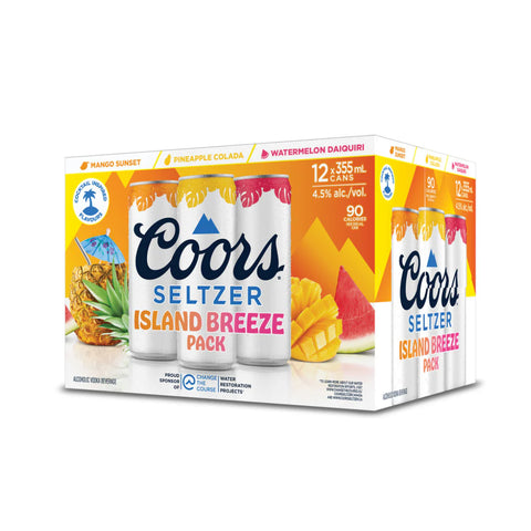 Coors Seltzer Island Breeze Variety 12 Pack Cans