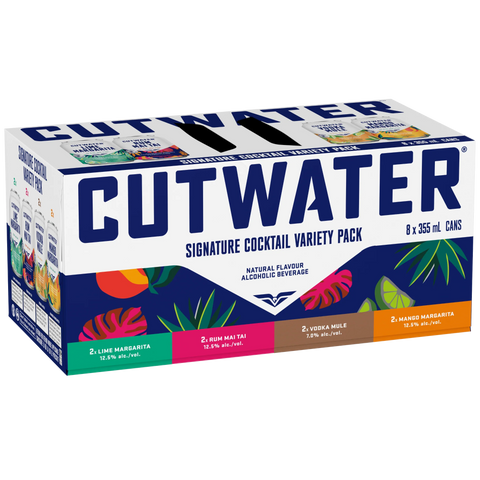 CUTWATER COCKTAIL MIX 8 PK