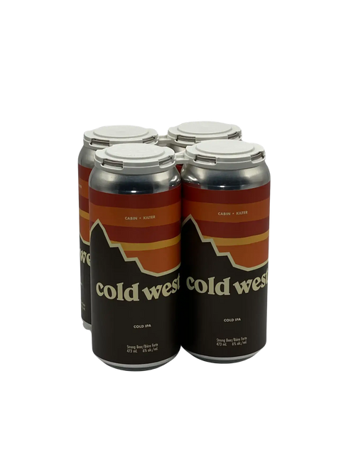 CABIN COLD WEST COLD IPA, paquet de 4
