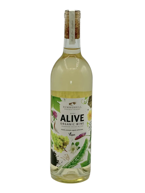 Summerhill Pyramid Winery Alive Organic White Wine Okanagan Valley BC VQA 2021 750 mL
