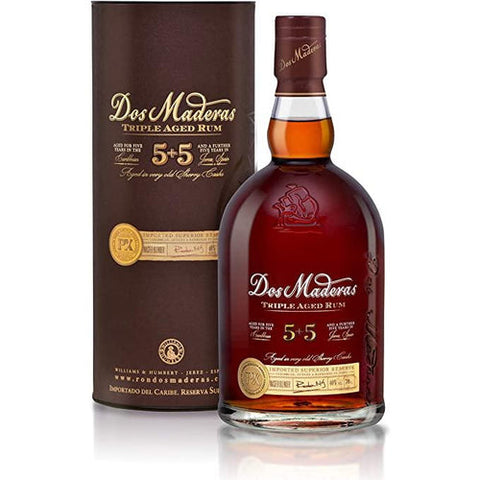Dos Maderas 5+5 - Rhum espagnol triple vieillissement 750 ml