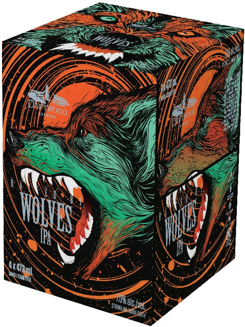 Driftwood Brewing Raised By Wolves IPA 4 Pack Cans