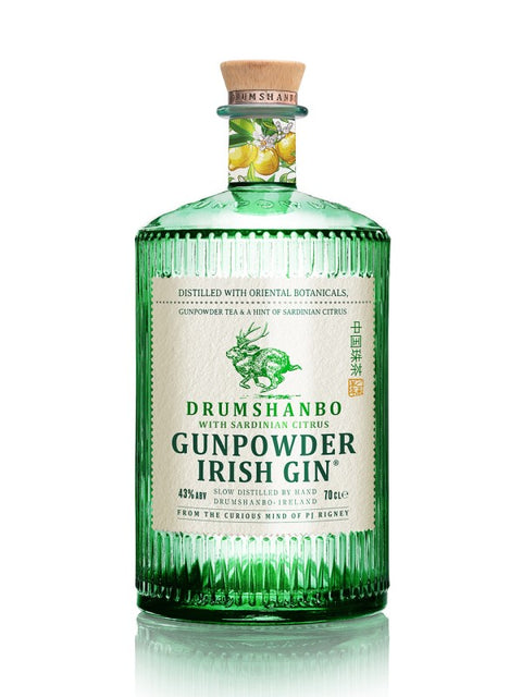 Gin irlandais Drumshanbo Gunpowder aux agrumes de Sardaigne 750 ml