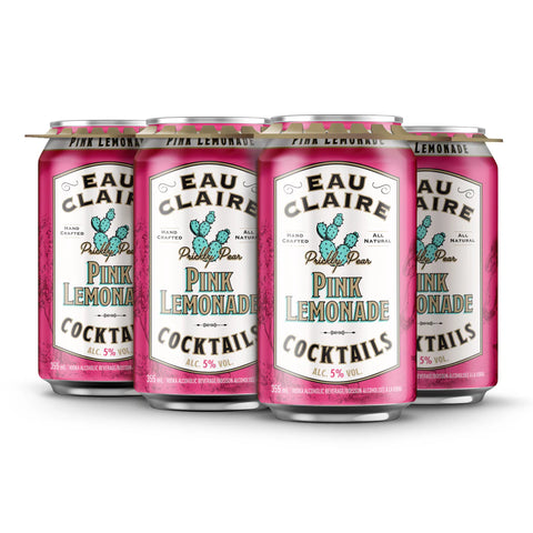 Eau Claire Distillery Pink Lemonade 6 Pack Cans