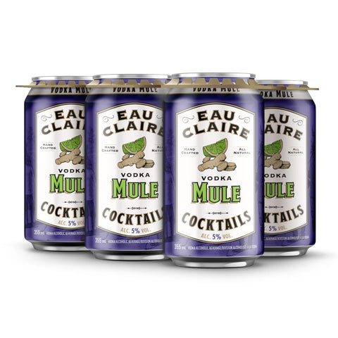 Eau Claire Distillery Vodka Mule 6 Pack Cans