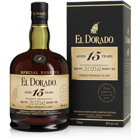 El Dorado Special Reserve 15 Year Old Rum 750 mL