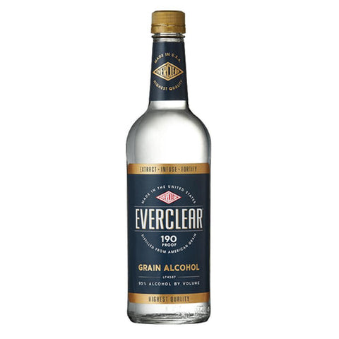 Everclear 190 Proof Alcohol 750 mL