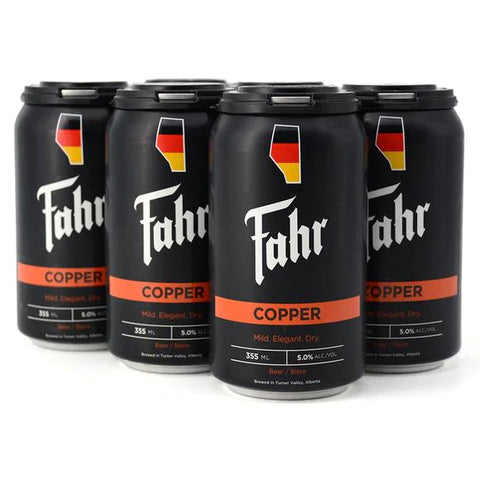 Fahr Brewing Copper 6 Pack Cans